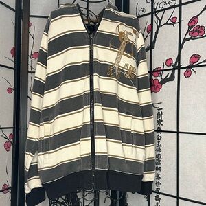 Anonymous Jean Company stripped Kids Hoodie with Bear Motif